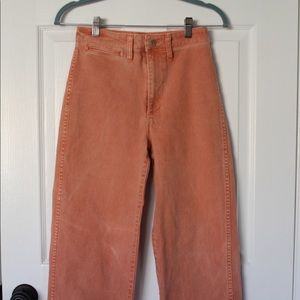 Madewell straight-leg canvas pants